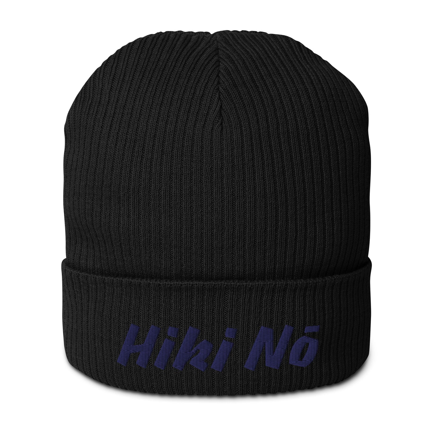 Organic ribbed beanie