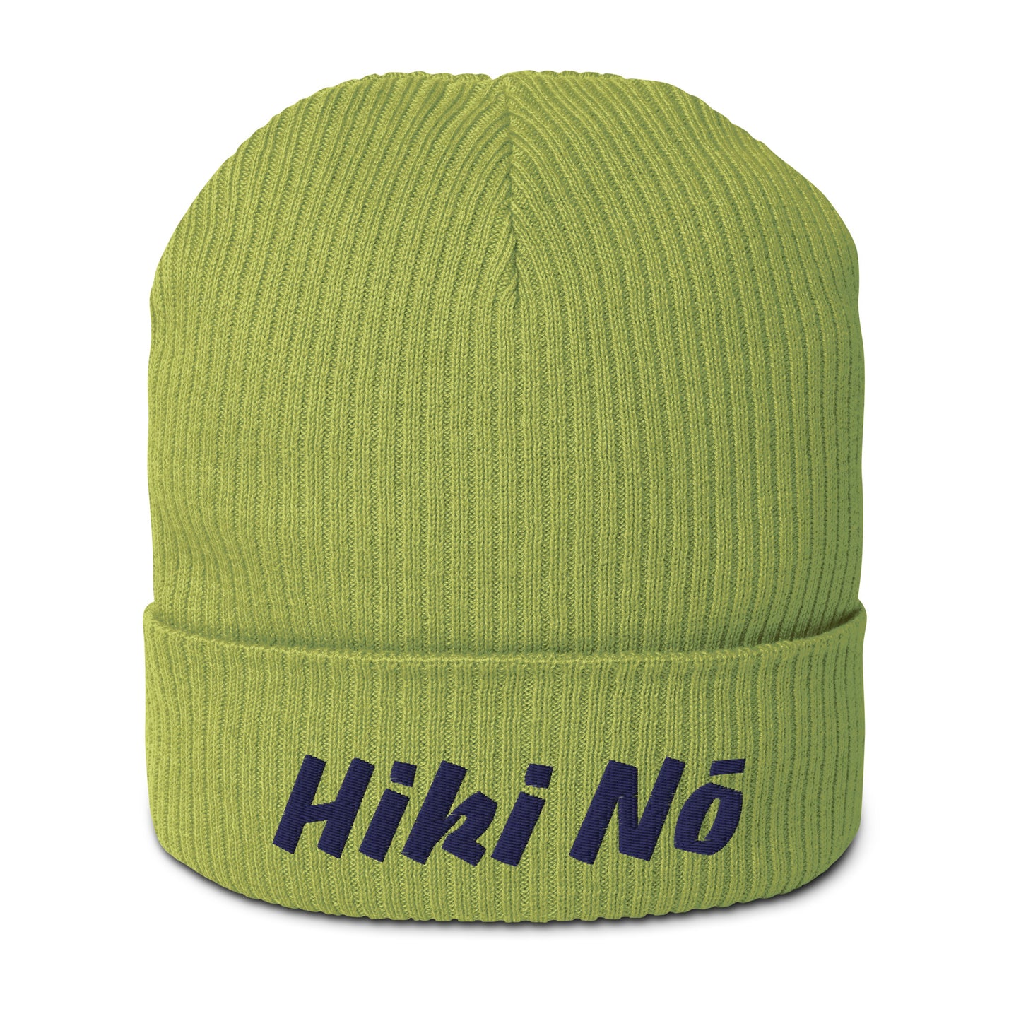 Organic ribbed beanie