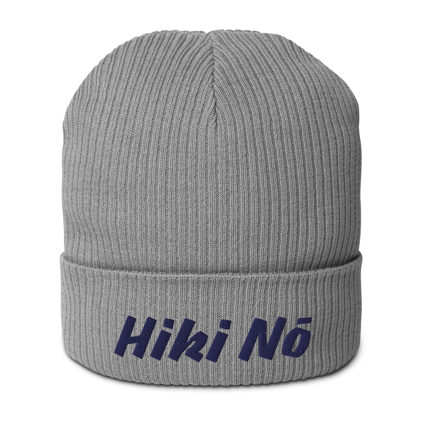 Organic ribbed beanie