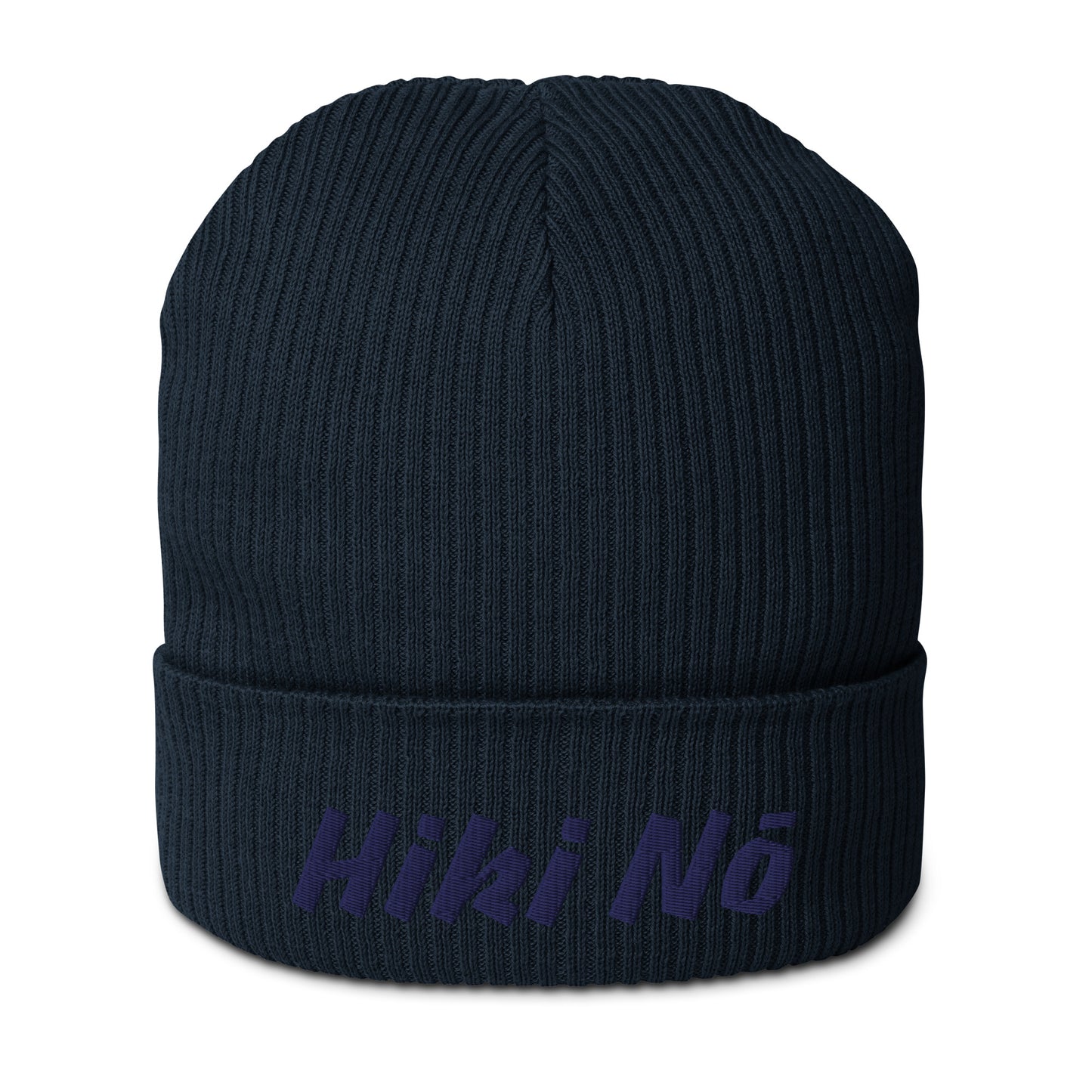 Organic ribbed beanie